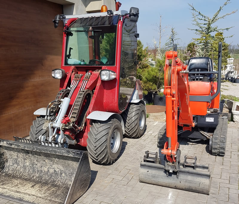 Záhradné centrum Rodos  Výkopové práce Mini bagrom a nakladačom